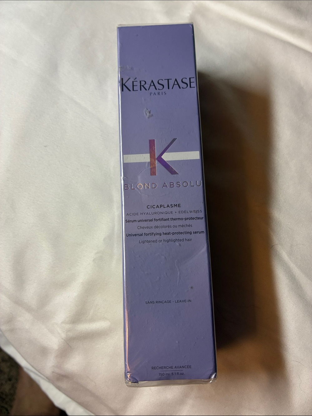 Kerastase Blond Absolu Cicaplasme Heat Protectant - Lavender Purple Packaging